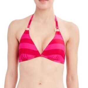 BCBG PARIS WOMEN’S BANDED TRIANGLE TOP